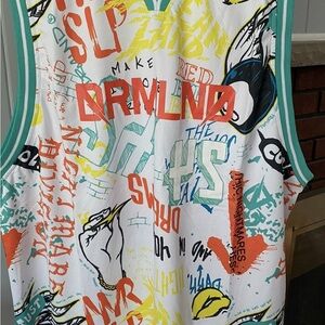 Dreamland Colorful Graphic Men Tank Top